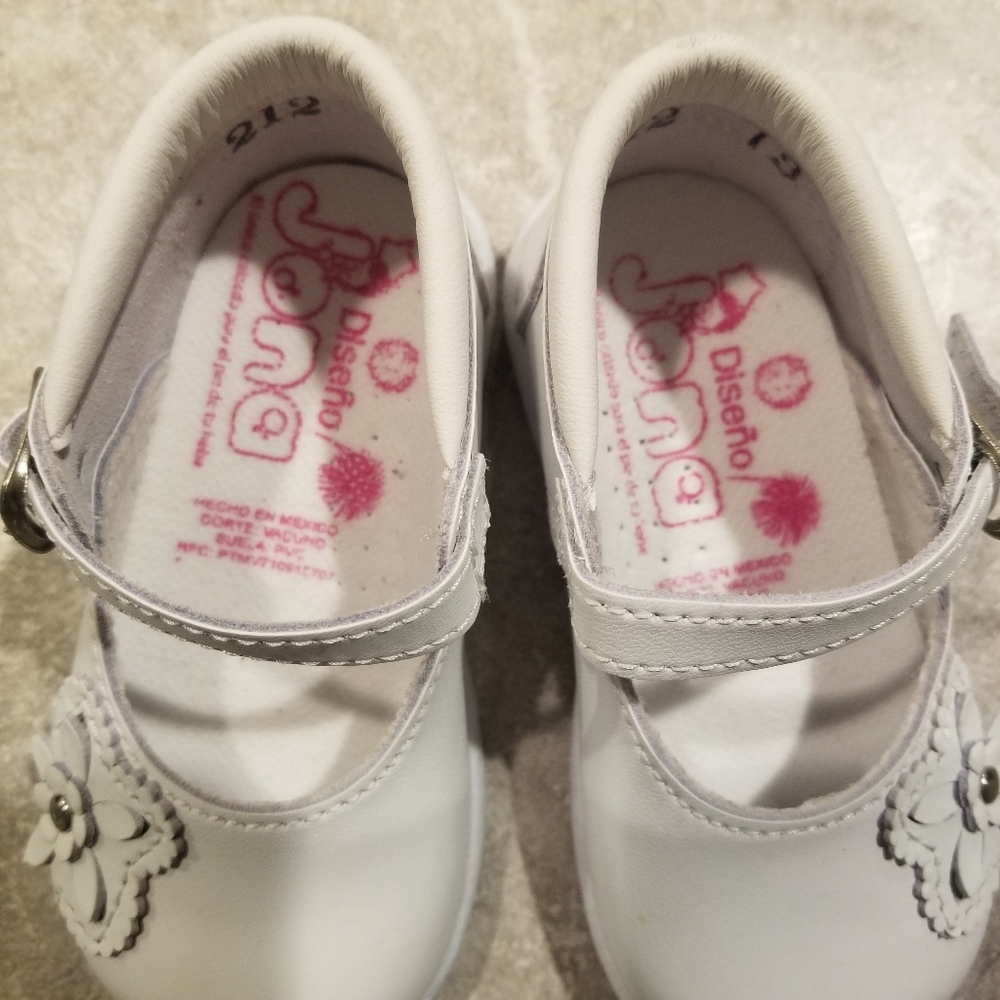 Toddler White Christening Party shoes